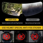 Set x3 Película Antiniebla para Casco - Mantiene tu visión clara y segura en todo clima