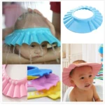 Gorro de Baño Ajustable para Bebés y Niños - Protege sus ojos del agua y jabón - Imagen 4