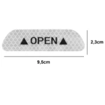 Set x2 Adhesivo Reflectivo de Seguridad Puerta - Imagen 3