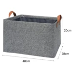 Canasta Caja Organizador Rigido Plegable - Imagen 2