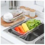 Escurridor de Frutas y Verduras Expandible Acero Inoxidable - Lava y Drena Alimentos Fácilmente - Imagen 6