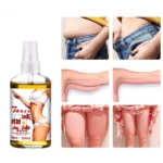 Spray adelgazante reductor de grasa con jengibre, 50ml, para tonificar y combatir celulitis.