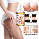 Spray reductor de grasa 50ml, combate celulitis y tonifica abdomen y piernas.
