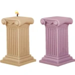 Set x2 Molde Silicona para Velas Columna Griega - Imagen 2