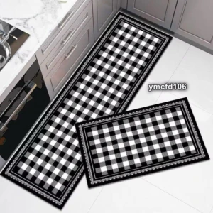 Tapetes Absorbentes Diseños X2 (38x58cm y 38x117cm) - Mantén tus espacios limpios y secos