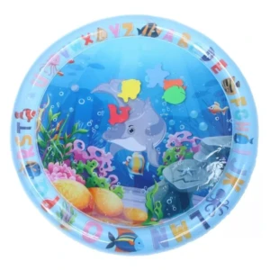 Set x3 Colchoneta Tapete Agua Bebé Inflable Ovalado 65cm - Estimula desarrollo sensorial y fortalece músculos