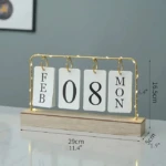 Calendario de Escritorio con Luces Led - Imagen 4