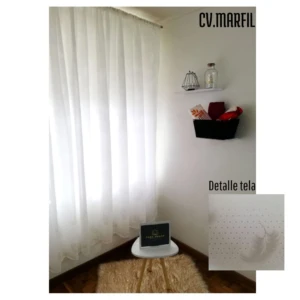 Velo Suizo Tipo Cortina - Crea ambientes acogedores y luminosos