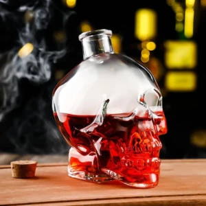 Calavera de Vidrio para Bebidas - Sirve y decora tus celebraciones con estilo