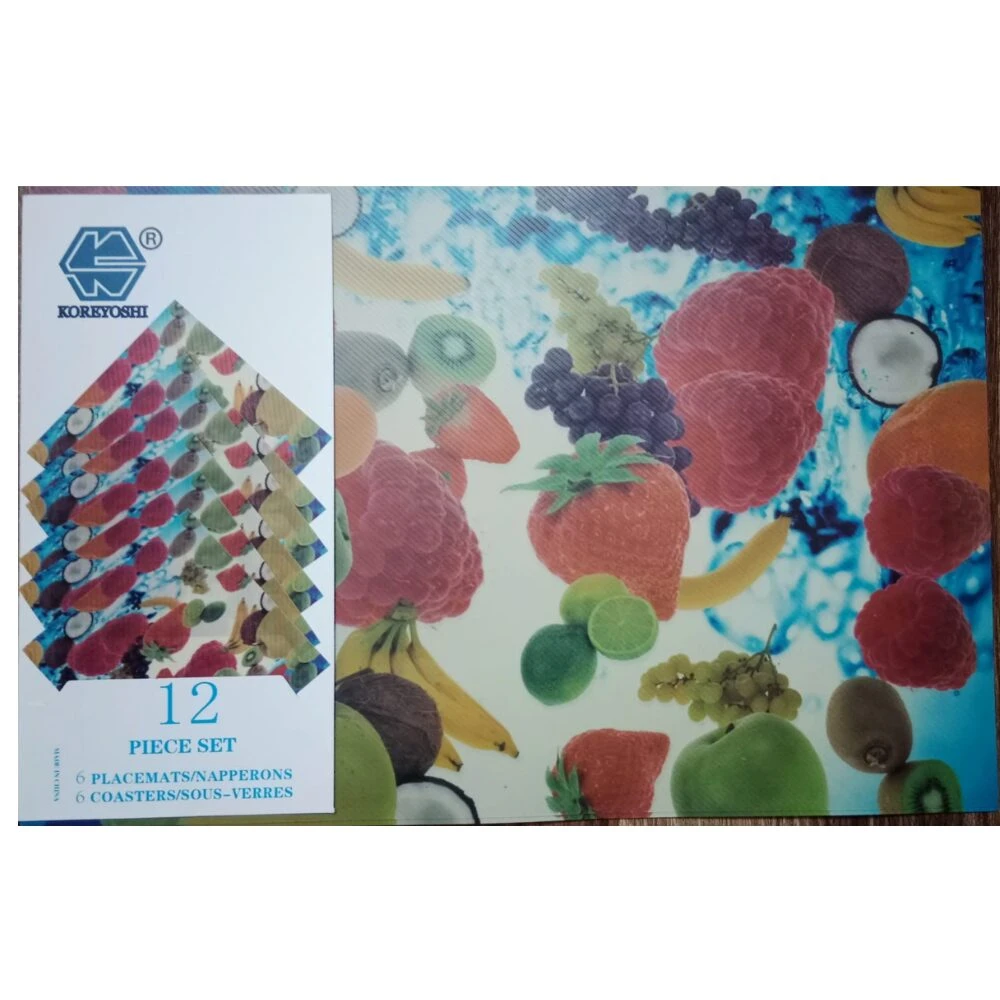 Set 6 Manteles Individuales Plastico Lav