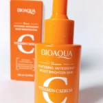Serum BIOAQUA Vitamina C anaranjado con gotas, para pieles radiantes. Contiene 30ml.