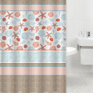 Cortina de Baño Decorativa con Diseños Modernos - Transforma tu espacio y evita salpicaduras