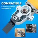 Convertidor a Herramienta Oscilante para Amoladora Angular - Realiza cortes precisos y desoxidación en madera y metal - Imagen 5