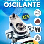 Convertidor a Herramienta Oscilante para Amoladora Angular - Realiza cortes precisos y desoxidación en madera y metal