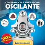 Convertidor a Herramienta Oscilante para Amoladora Angular - Realiza cortes precisos y desoxidación en madera y metal - Imagen 2