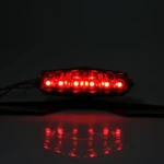 Porta Placa Led con Luz de Freno Moto