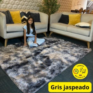 Alfombra peluda de felpa suave 1.50 x 2m - Proporciona calidez inmediata y comodidad al pie descalzo