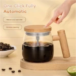 Taza Mug Mezcladora Automatica en Vidrio