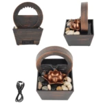 Mini Fuente Decorativa Flor de Loto Rela - Imagen 4