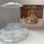 Organizador de Maquillaje Giratorio 360 - Mantiene tus cosméticos ordenados y accesibles - Imagen 5