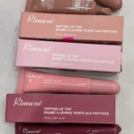 Rimocoo Peptide Lip Tint: varios tonos en empaque y aplicador. 18 ml.