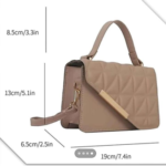 Bolso Cartera Dama Tapa Diagonal - Imagen 5