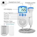 Monitor Fetal Doppler Ultrasonido Bebe - Imagen 5