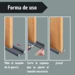 Tapón para Puertas Repele Plagas Polvo - Imagen 6
