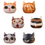 Cojín de Gatos 3D X3 Decoración Fdcg3D - Imagen 4