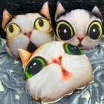 Cojín de Gatos 3D X3 Decoración Fdcg3D