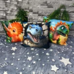 Cojines Dinosaurios X3 Almohada Fdn01 - Imagen 3