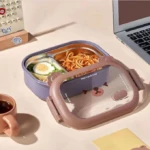 Portacomidas Térmico con Divisiones - Mantiene tus comidas frescas y separadas - Imagen 4