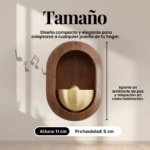 Timbre Campana Vintage Madera Inalambric - Imagen 4