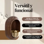 Timbre Campana Vintage Madera Inalambric - Imagen 3