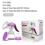 Extractor de Leche Manual Silicona Cómoda - Alivia congestión y estimula producción