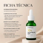 Set x3 Sérum Rejuvenecedor Kormesic con 30% AHA - Renueva y ilumina tu piel noche a noche - Imagen 2