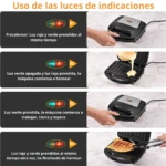 Sandwichera Waflera Tostadora - Imagen 7