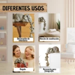Decoracion Familia de 3 Elefantes Adorno - Imagen 6