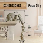 Decoracion Familia de 3 Elefantes Adorno - Imagen 4