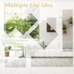 Espejos de 6Pcs Cuadrado Pared Conjunto - Imagen 3