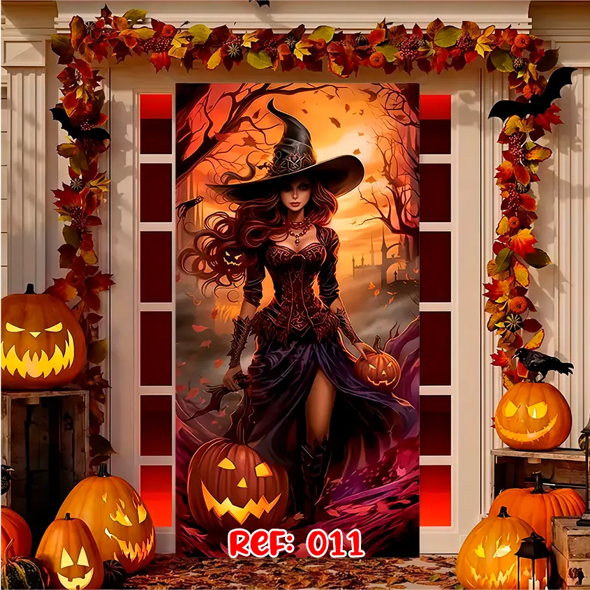 Forro Funda para Puerta de Halloween