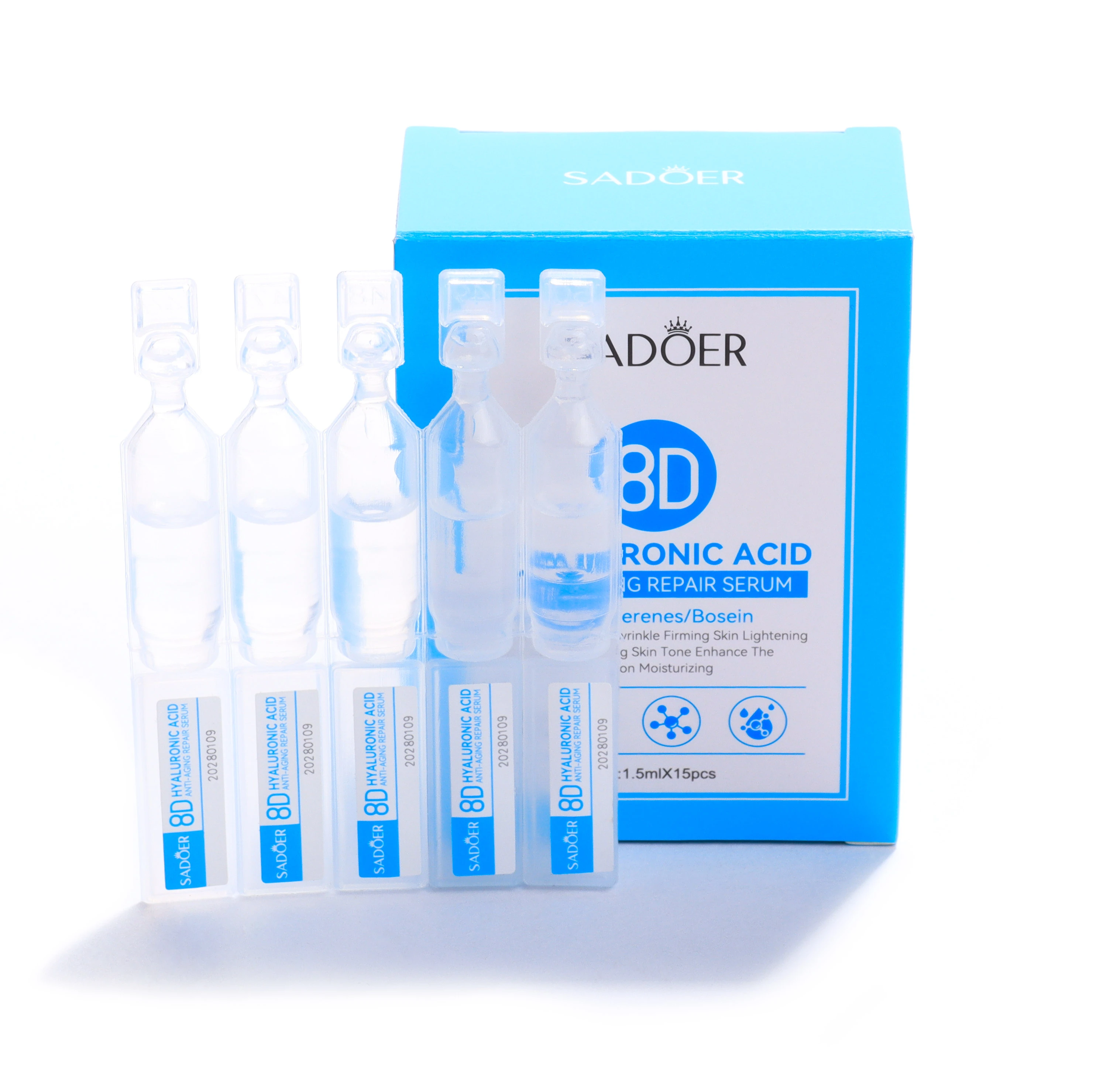 Set x3 Serum Hyaluaronico Ampolla (Desechable)