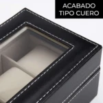 Relojero X6 Compartimentos Negro
