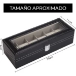 Relojero X6 Compartimentos Negro - Imagen 5