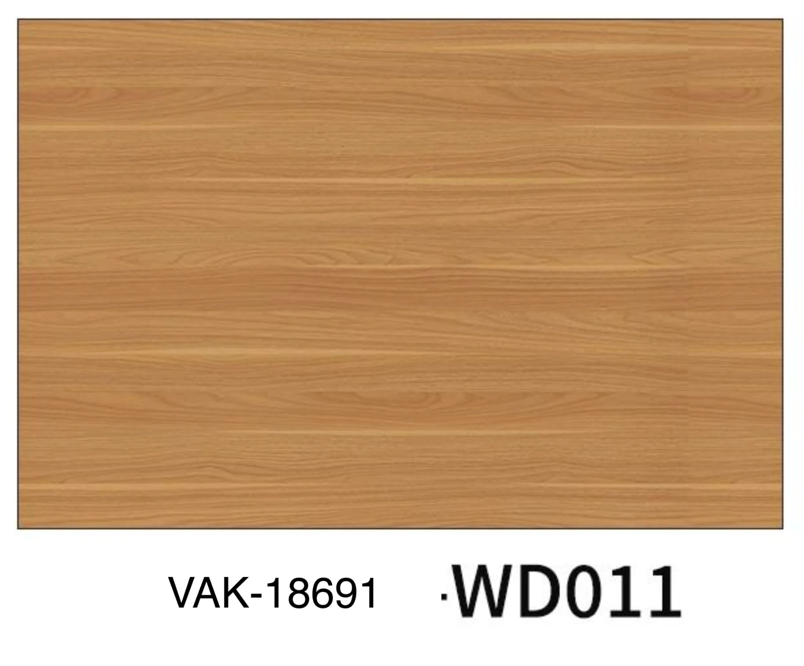 Papel madera adhesivo brillante en tono roble claro, textura natural con vetas horizontales visibles, ideal para renovar superficies sin obra.