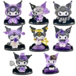 Set Figuras Estilo Kuromi Miniatura X4 - Imagen 3
