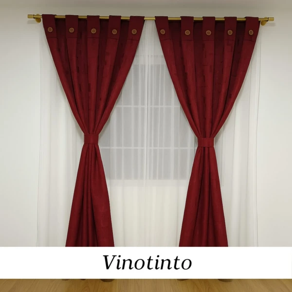 Cortinas Jacquard 270X200Cms