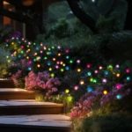 Luces Solares de Jardín 7 Colores
