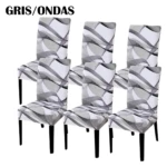 Fundas Elásticas Sillas Comedor Set X6 - Imagen 2