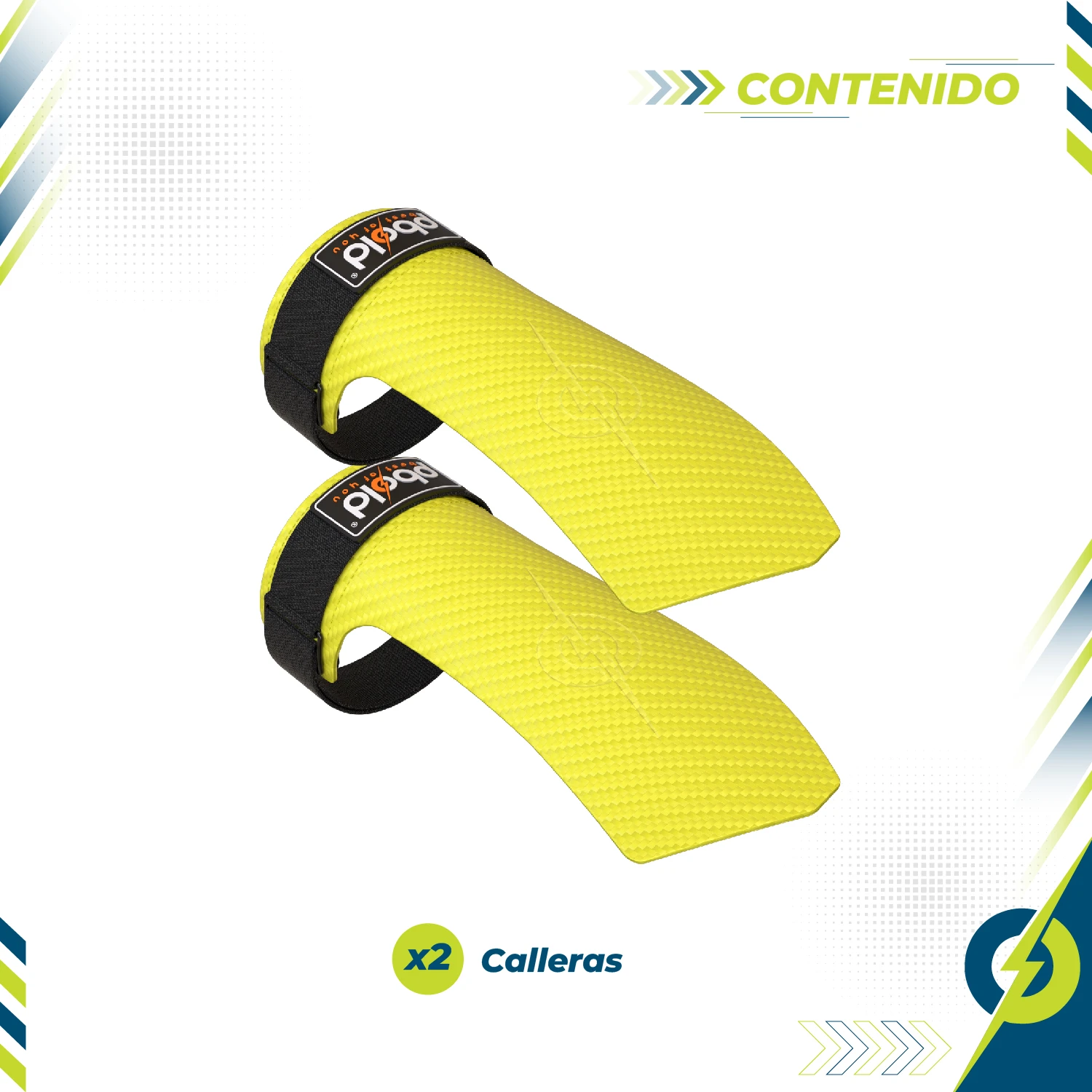 Calleras verdes texturizadas para protección de manos y muñecas en entrenamiento, paquete x2.